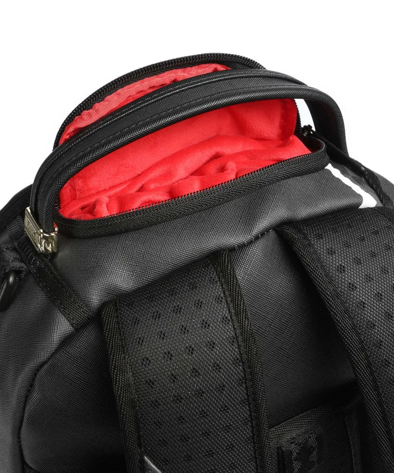 Sprayground Center Rip Revealing Gray Check Rucksack black