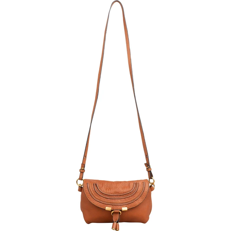 Chloé Grained Calfskin Small Marcie Pochette Crossbody Bag