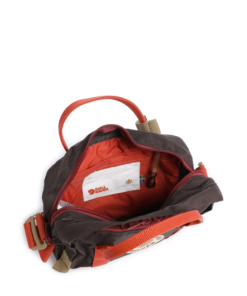 Fjällräven Kånken One Size Umhängetasche black oak/rowan red