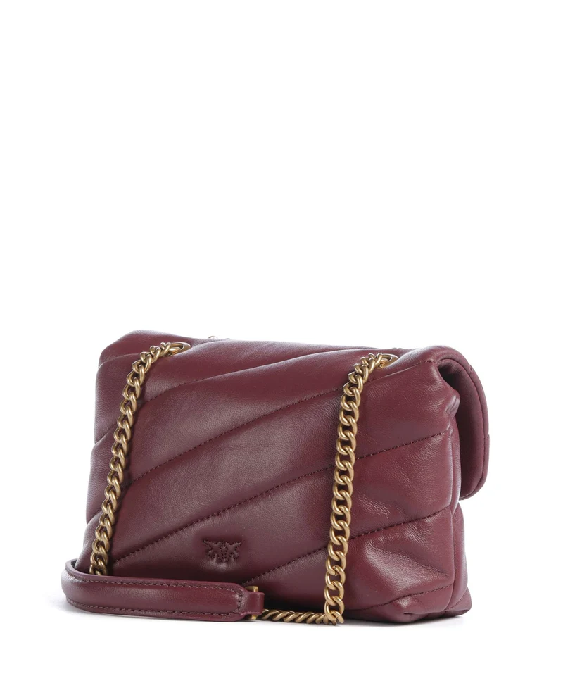 Pinko Love Puff Baby Schultertasche ribes intenso/antique gold
