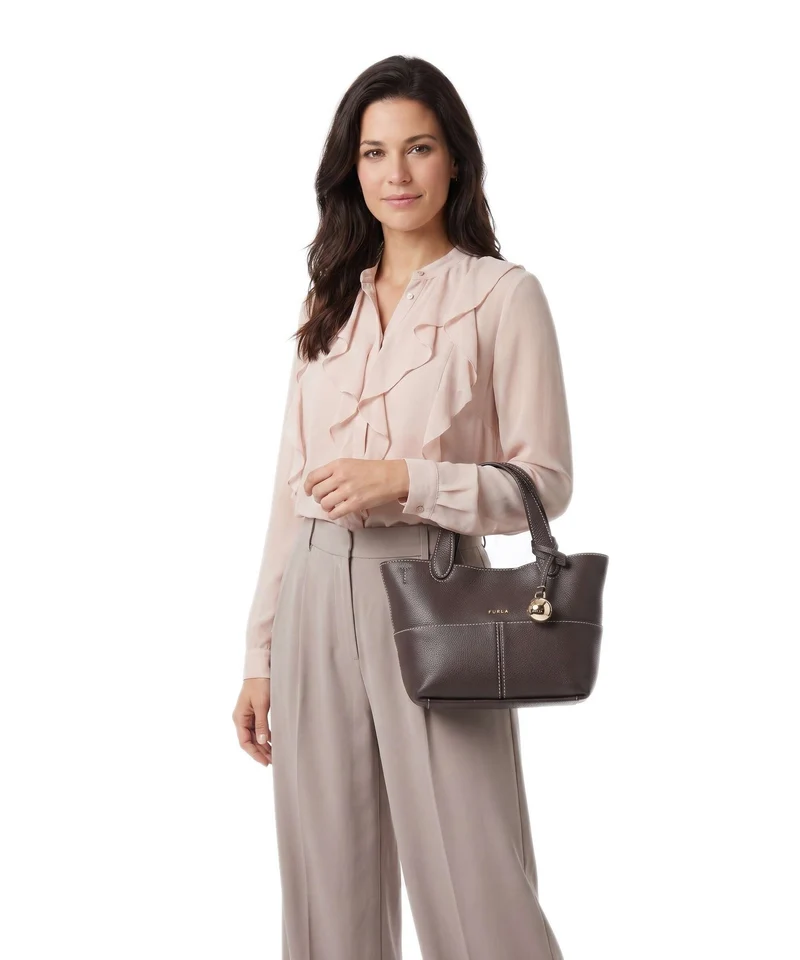 Furla Primrose Mini Handtasche cioccolato/honey