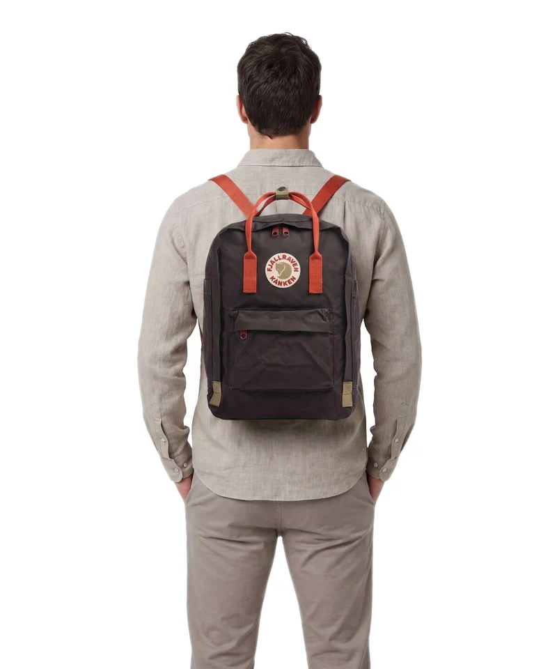 Fjällräven Kånken Laptop 15" Laptoptasche black oak/rowan red
