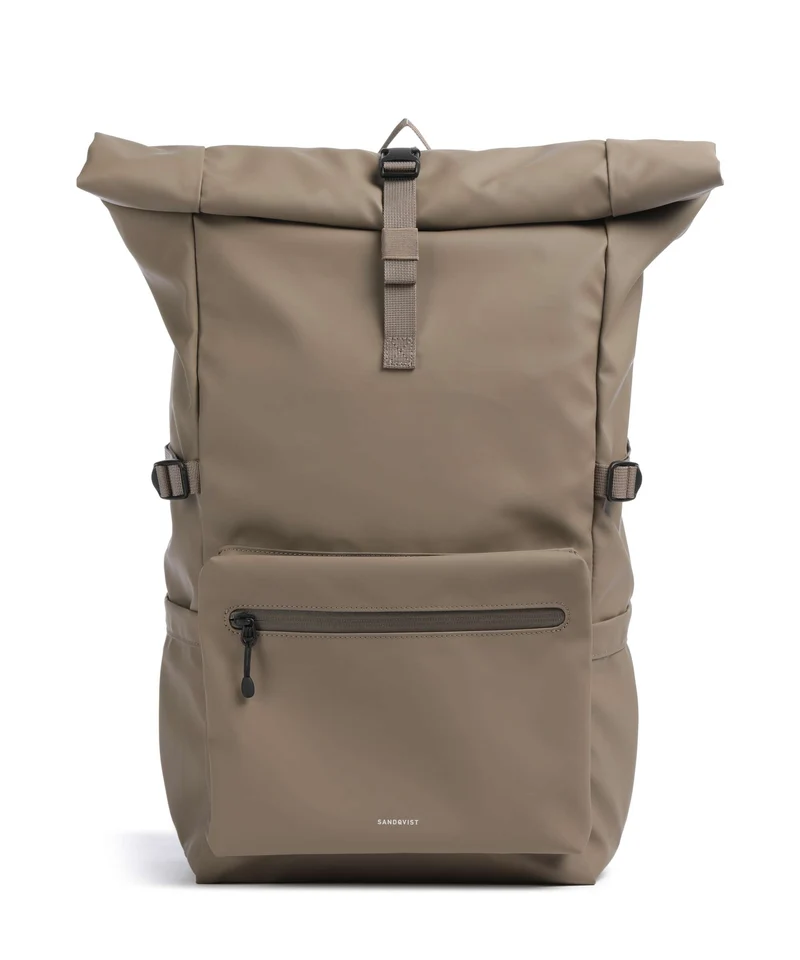 Sandqvist Stream L Rolltop Rucksack clay