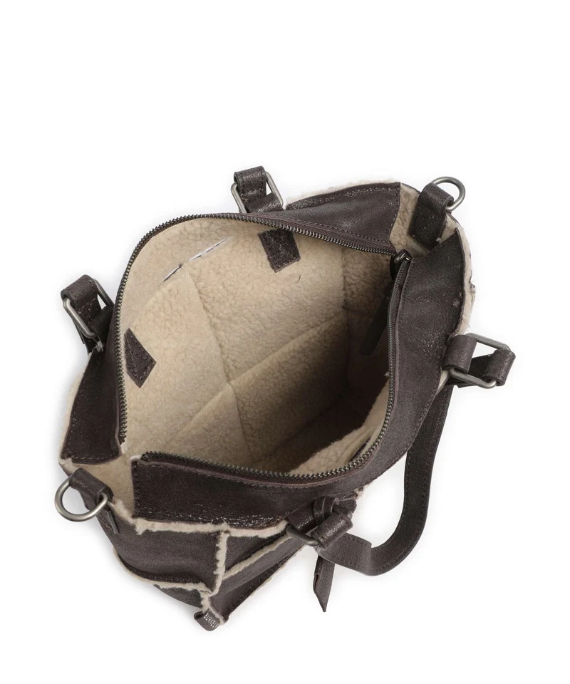 Burkely Lana Schultertasche dark brown