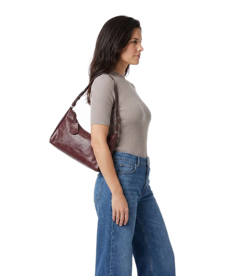 Burkely Fine Florence Schultertasche burgundy