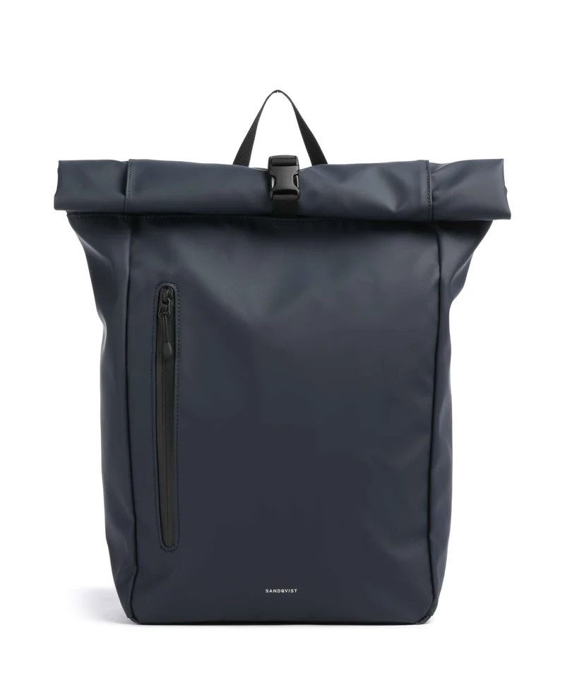 Sandqvist Stream Rolltop Rucksack navy