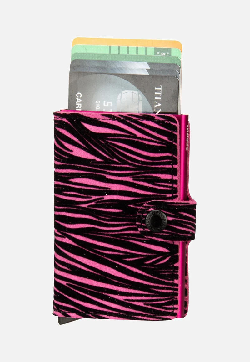 Miniwallet Zebra Fuchsia - Portemonnaie