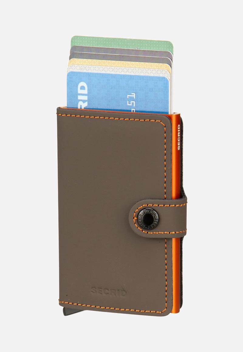 Miniwallet Matte Truffle-Orange - Portemonnaie