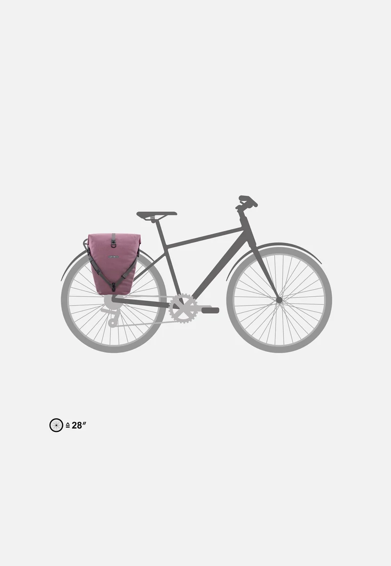 Back-Roller Urban Single QL2.1 Ash Rose - Fahrradtasche