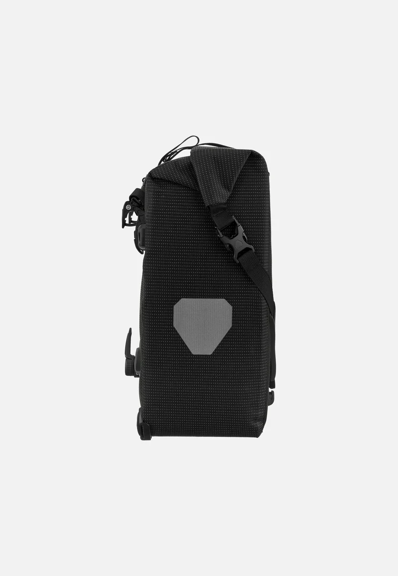 Back-Roller High Visibility Single QL2.1 Schwarz Reflex - Fahrradtasche