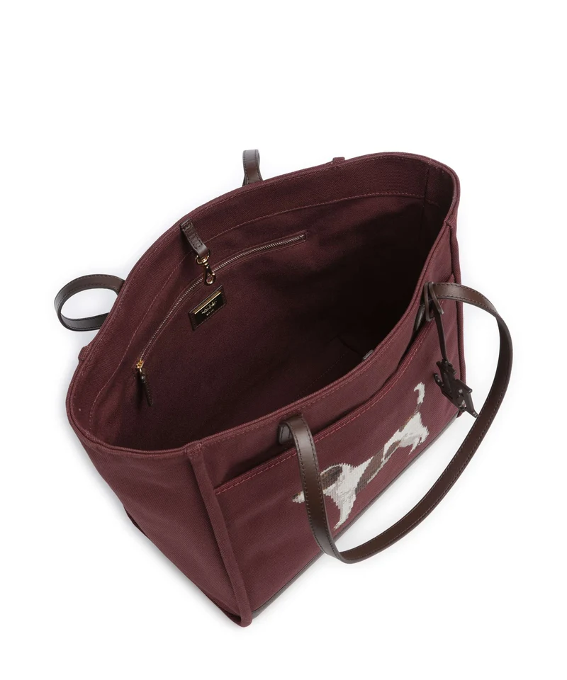 Lauren Ralph Lauren Cameryn Large Shopper dark garnet/chestnut brown