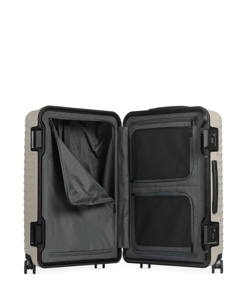 Titan Overseas 4-Rollen Trolley moonstone grey