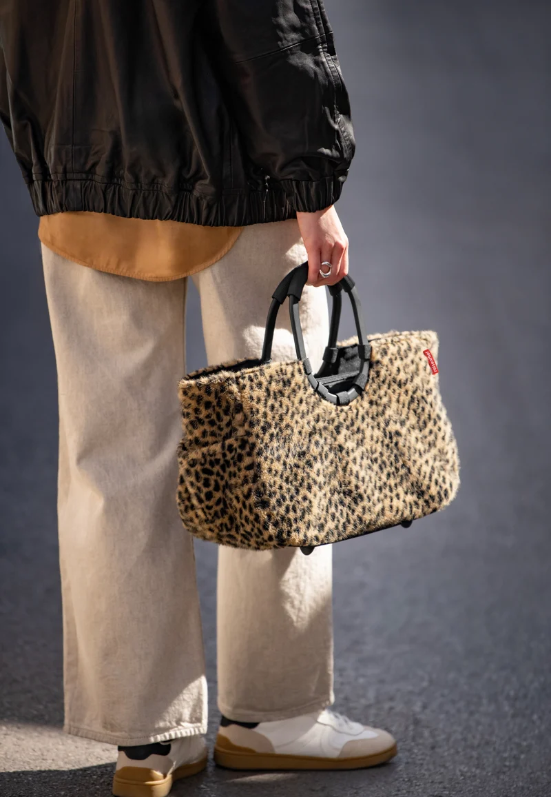Loopshopper M Leo Fake Fur - Einkaufskorb