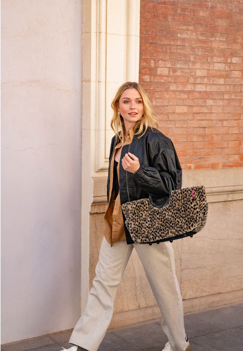 Loopshopper M Leo Fake Fur - Einkaufskorb