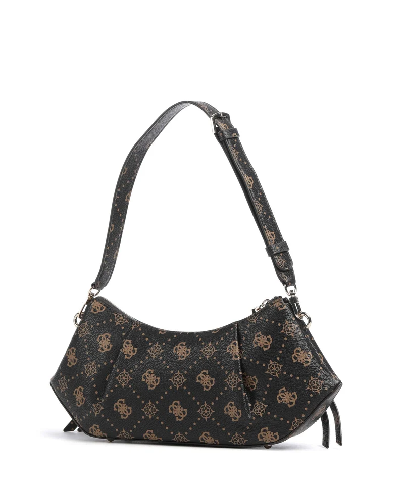 Guess Allegra Logo Schultertasche espresso logo