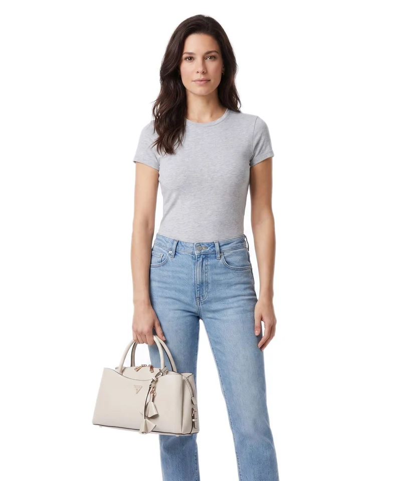 Guess Danielle Girlfriend Small Handtasche bone