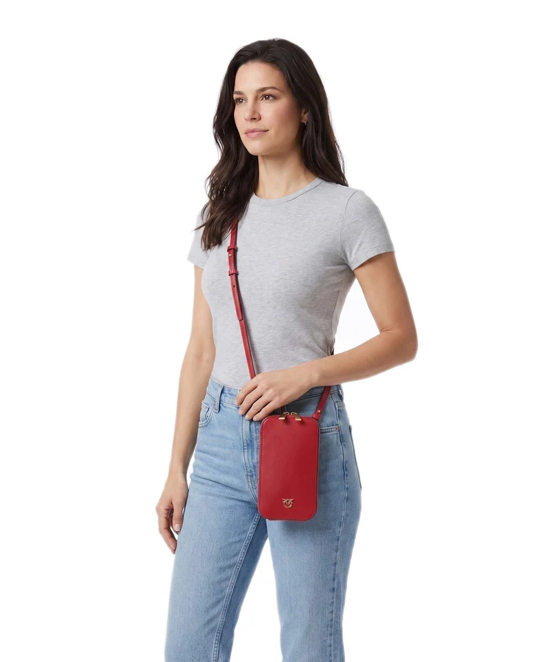 Pinko Handytasche rosso rio/antique gold