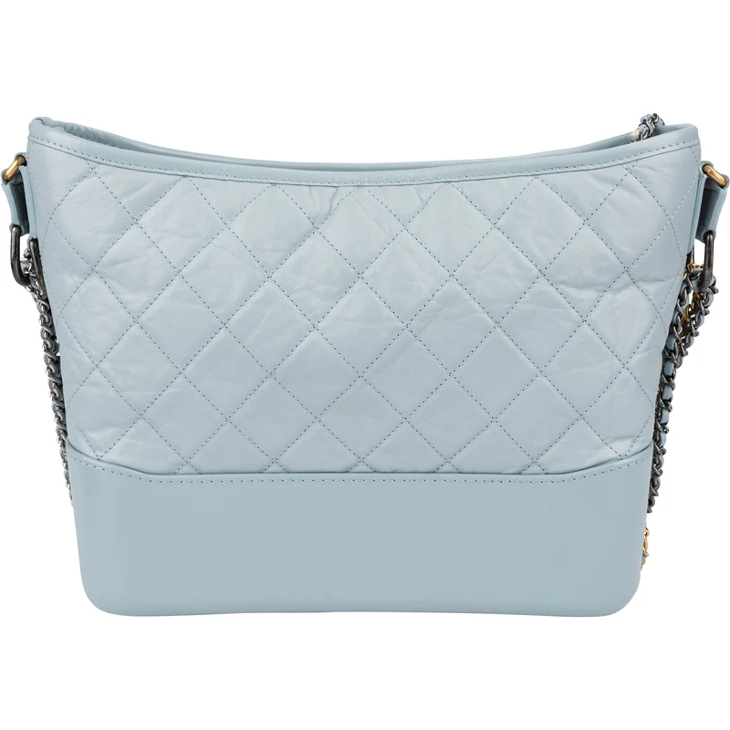 Chanel Quilted Aged Calfskin Medium Gabrielle Hobo Crossbody Bag