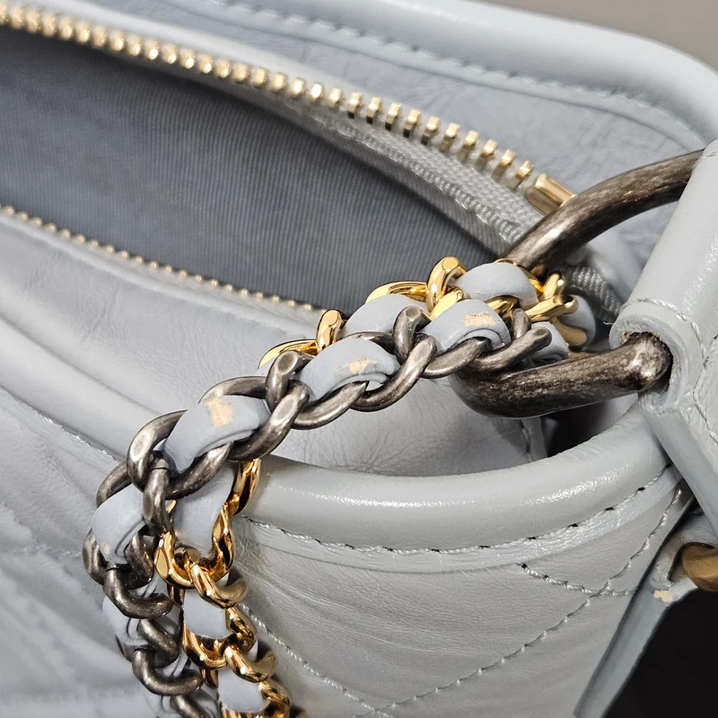 Chanel Quilted Aged Calfskin Medium Gabrielle Hobo Crossbody Bag