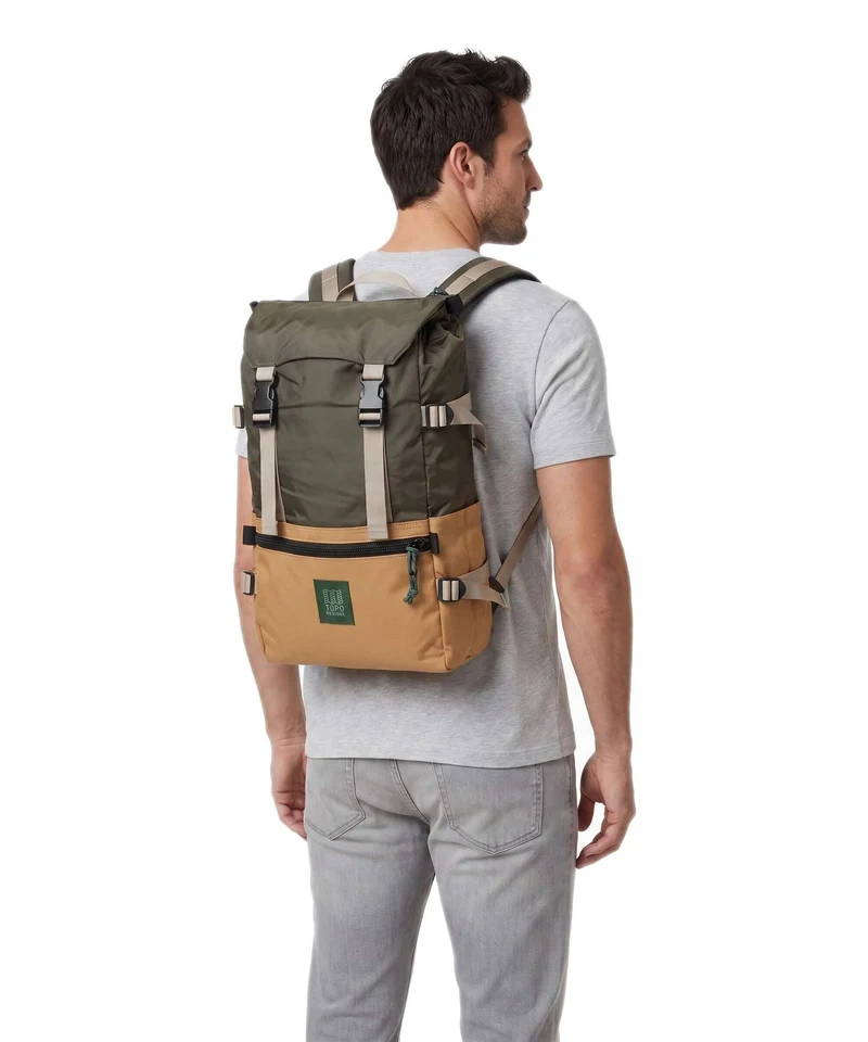 Topo Designs Rover Classic Rucksack woodland/brown oak