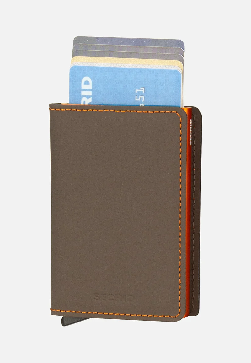 Slimwallet Matte Truffle-Orange - Portemonnaie