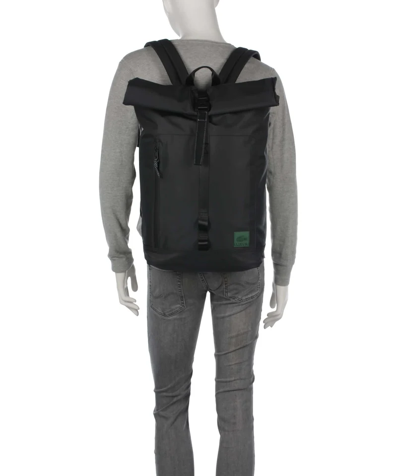 Lacoste In Motion Rolltop Rucksack noir