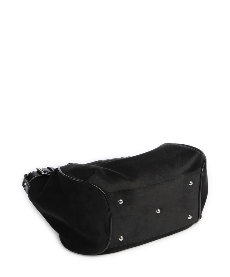 Juicy Couture Twig Narrative Velvet L Shopper black