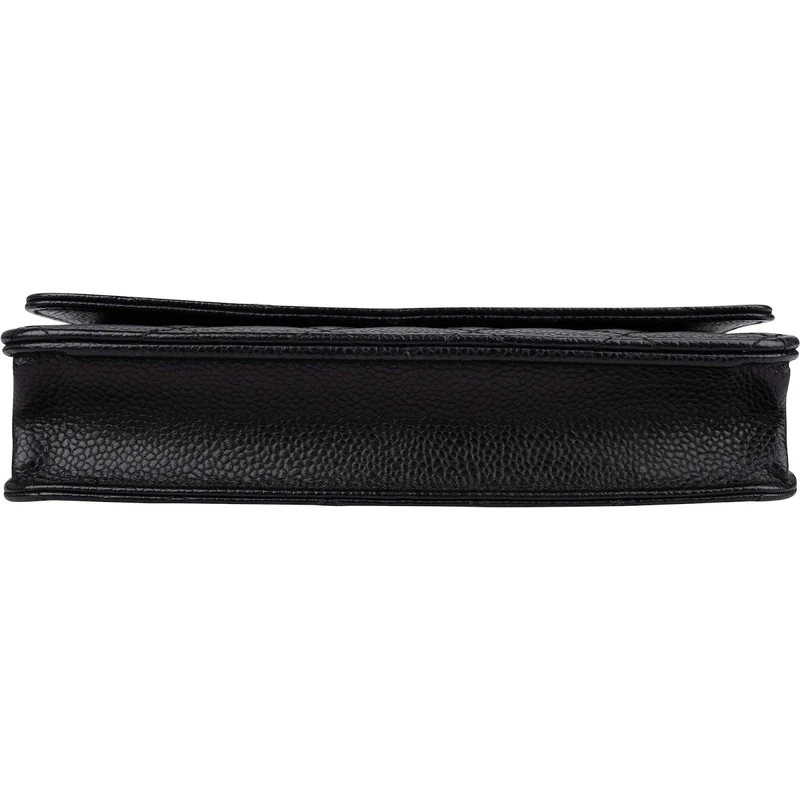 Chanel Quilted Caviar Leather CC Wallet On Chain Crossbody Bag