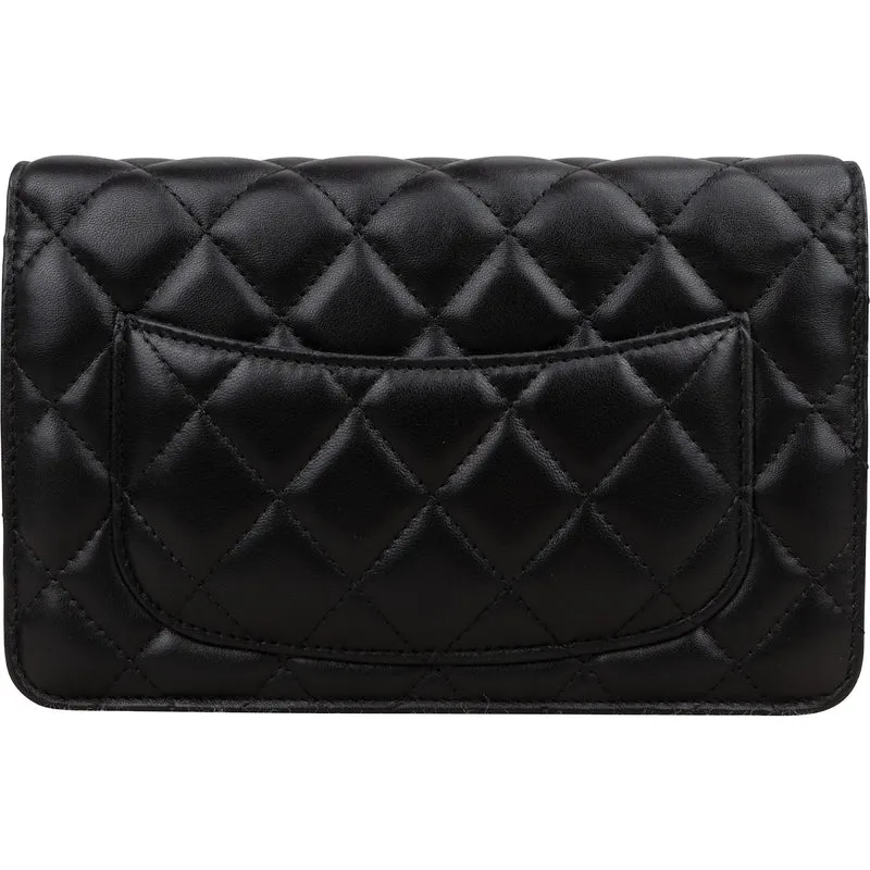 Chanel Quilted Lambskin Wallet on Chain Crossbody Bag