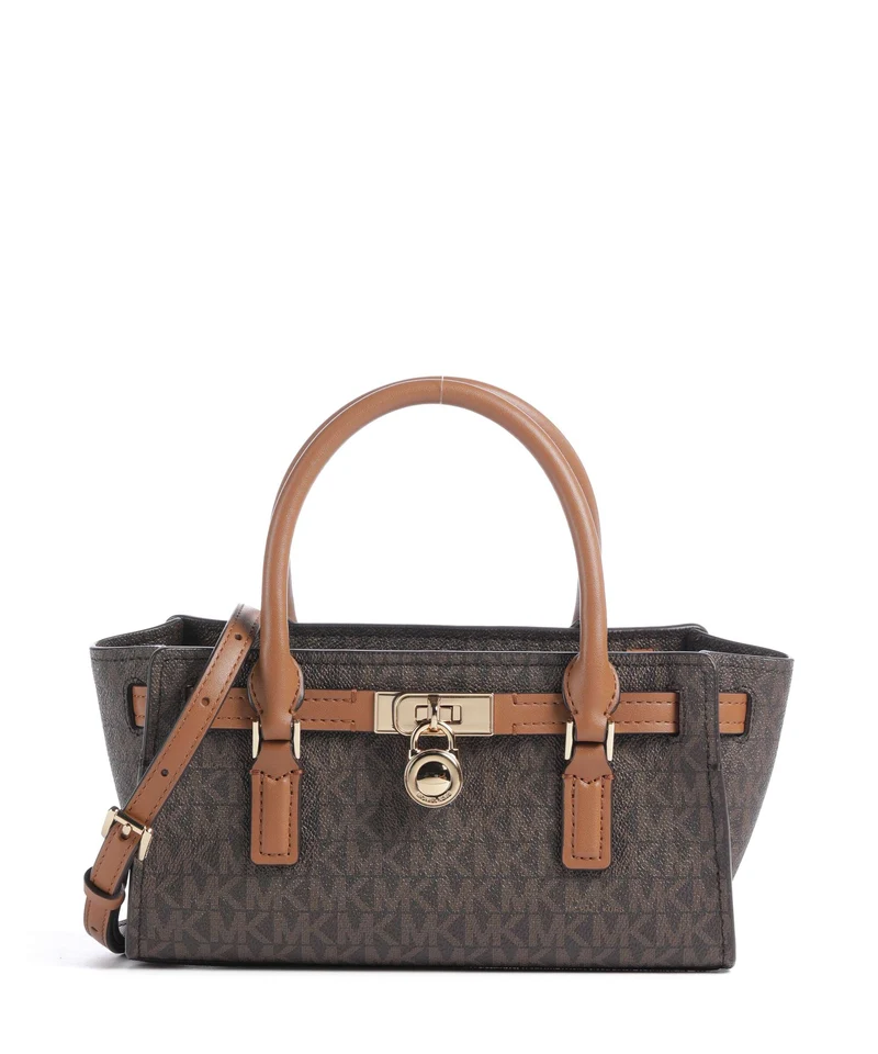 Michael Kors Hamilton Moderne XS Handtasche brown/acorn
