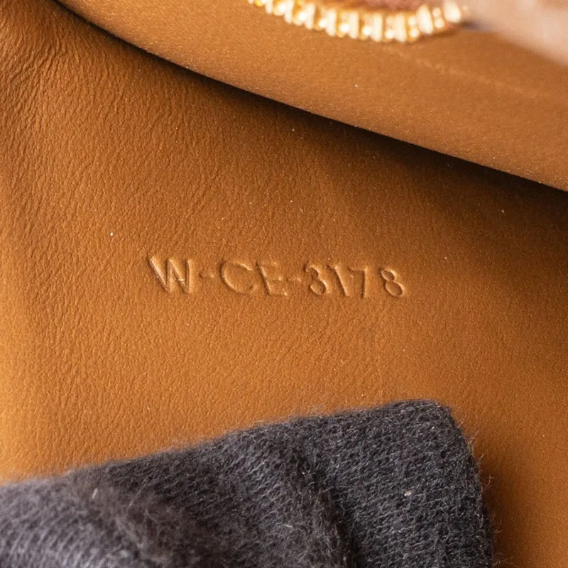 Celine Classic Brown Boxcalf Leather Medium Boc Crossbody Bag