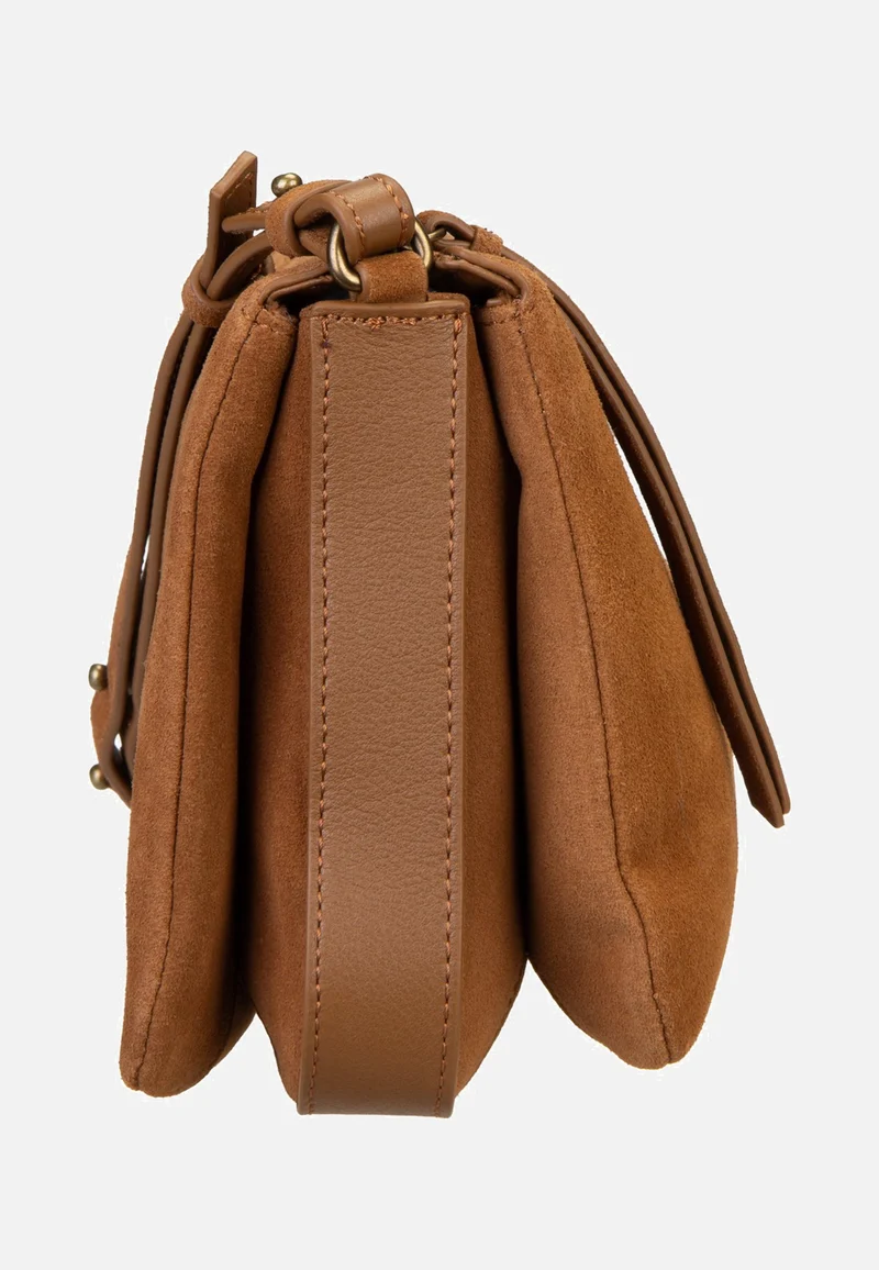 Nina M Hydro Suede Brown - Crossbody Bag