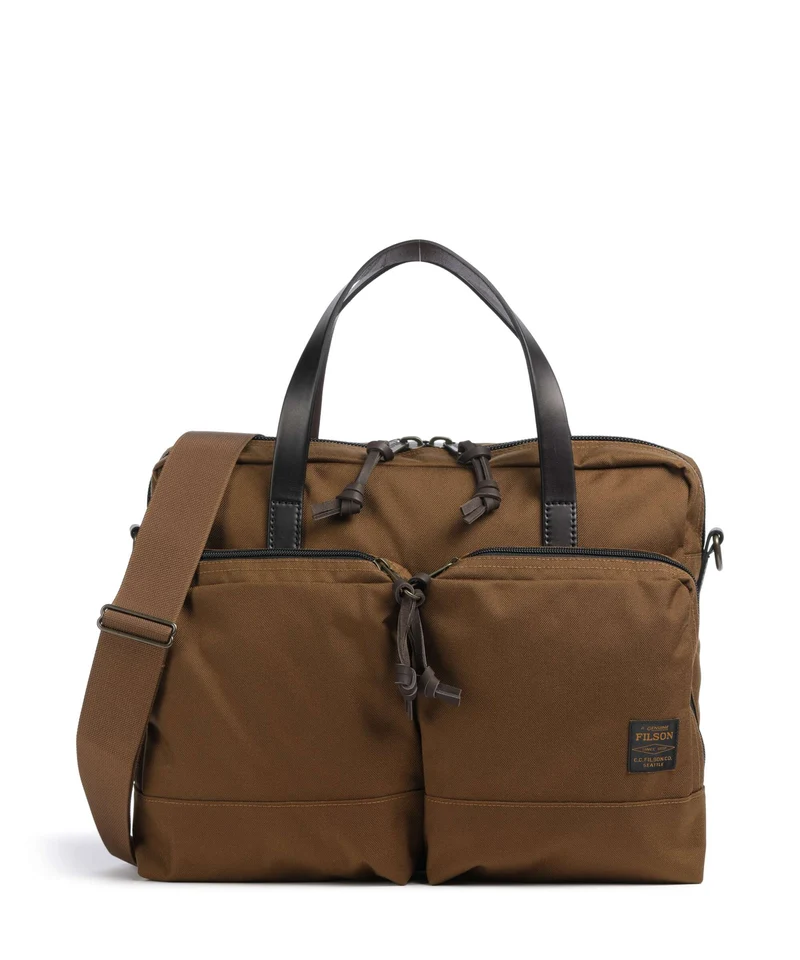 Filson Dryden Aktentasche whiskey