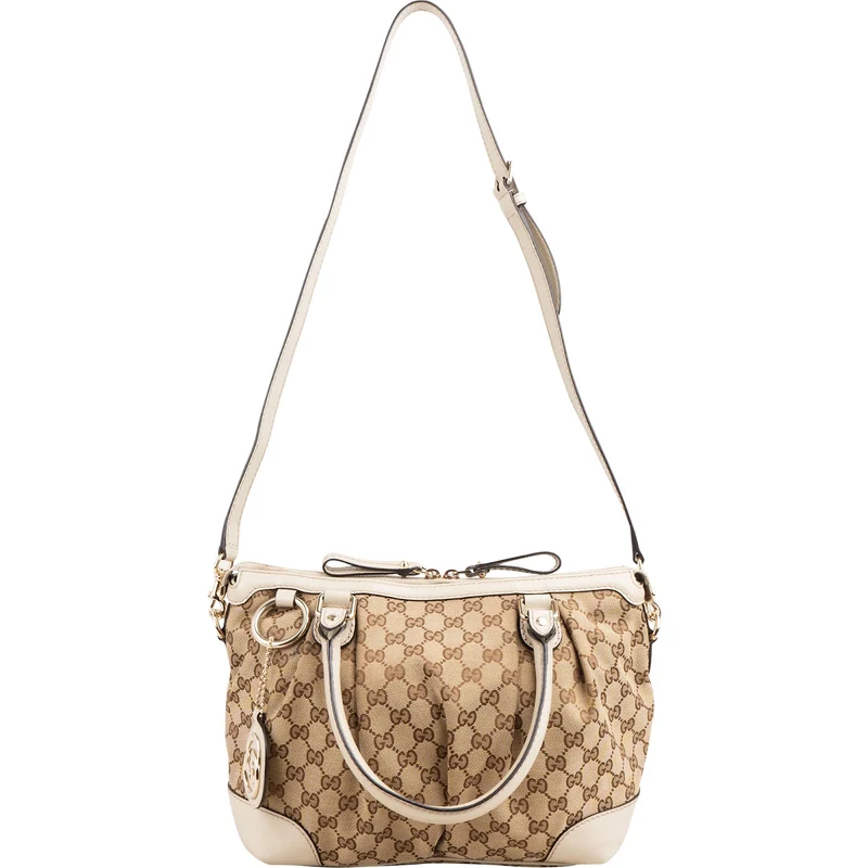 Gucci Monogram GG Canvas Medium Sukey Handbag