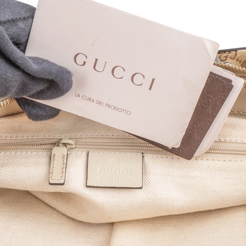 Gucci Monogram GG Canvas Medium Sukey Handbag