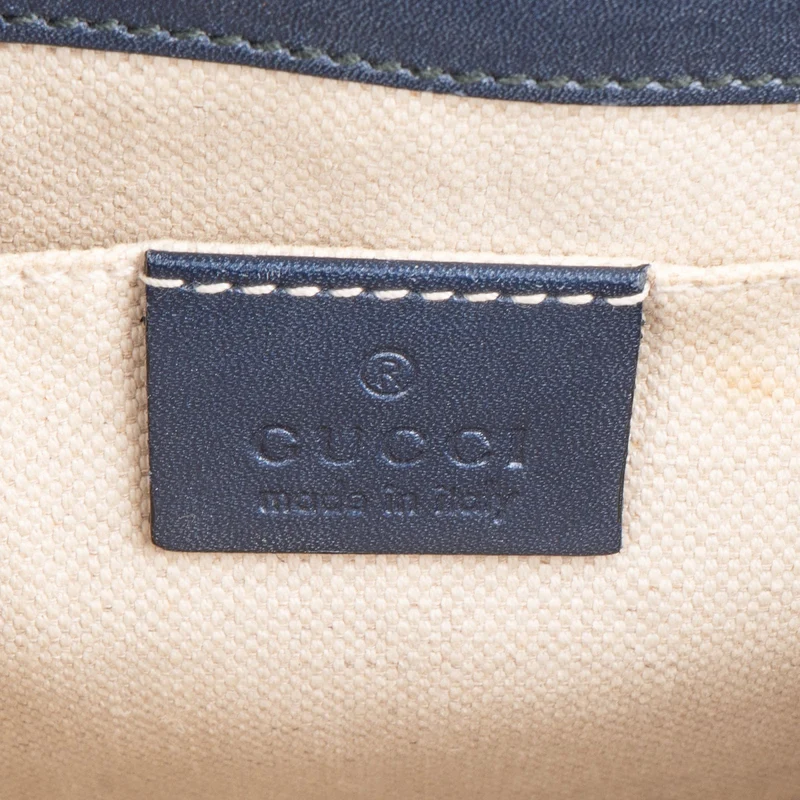 Gucci Guccissima Patent Leather Emily Horsebit Crossbody Bag
