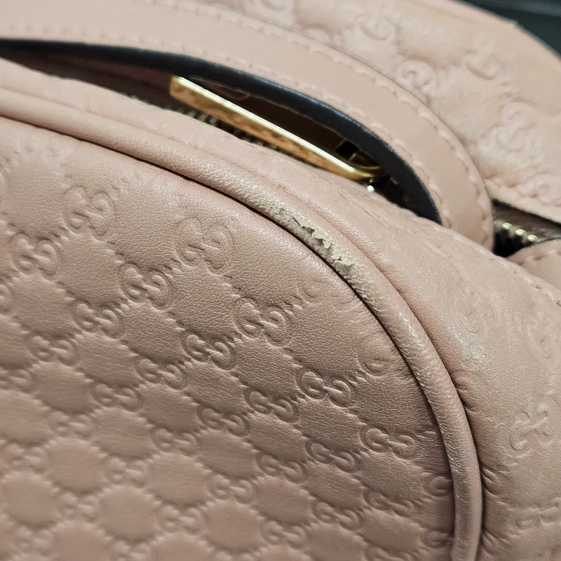 Gucci Microguccissima Leather Disco Camera Crossbody Bag