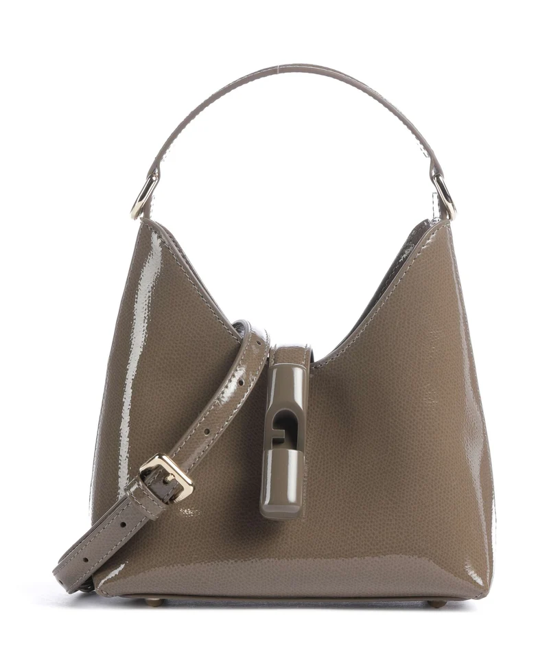 Furla Iride Mini Handtasche muddy gray