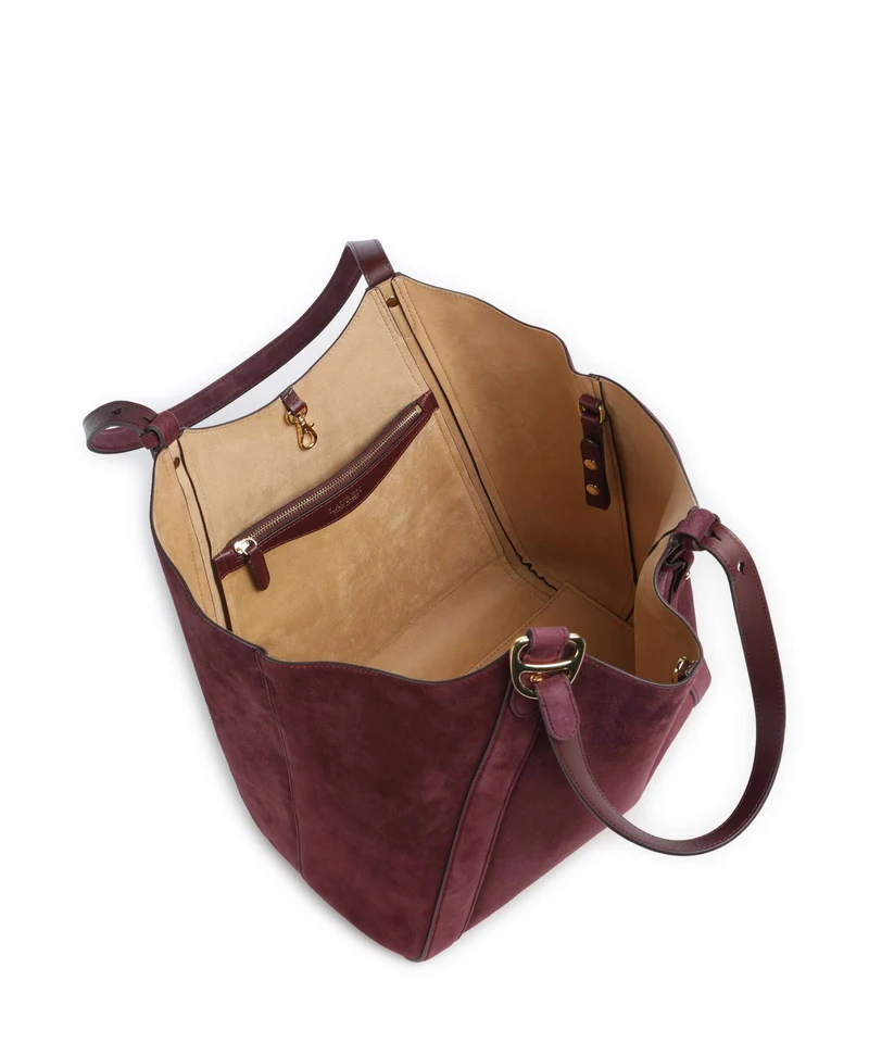 Lauren Ralph Lauren Tasha Large Shopper dark garnet