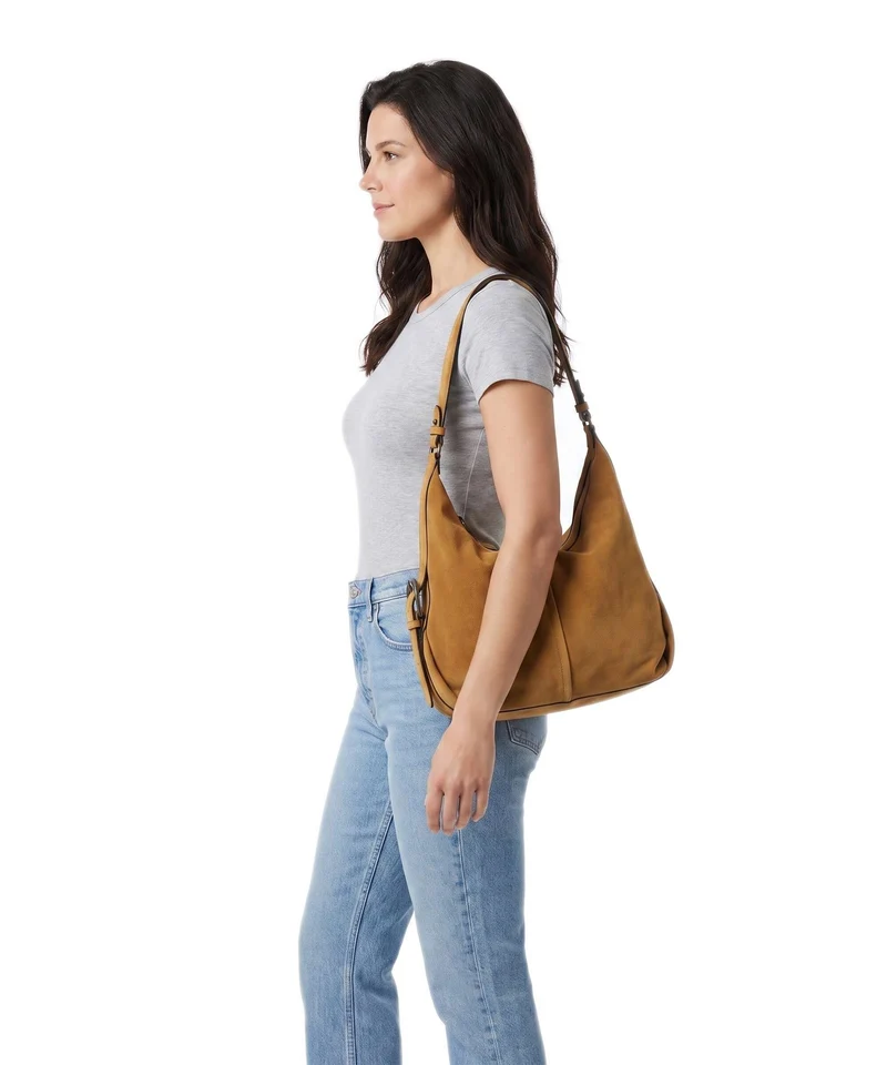 Liebeskind Paris II Hydro Suede M Beuteltasche honey suede