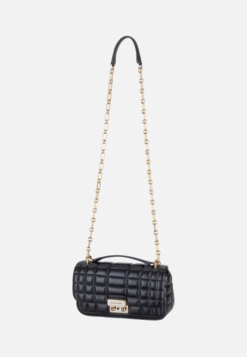 Tribeca Small Conv Chain Shldr Black - Abendtasche