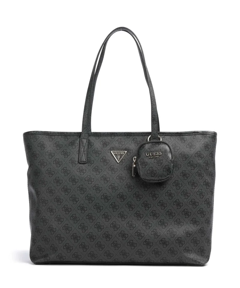Guess Power Play II Tech Large Shopper coal logo