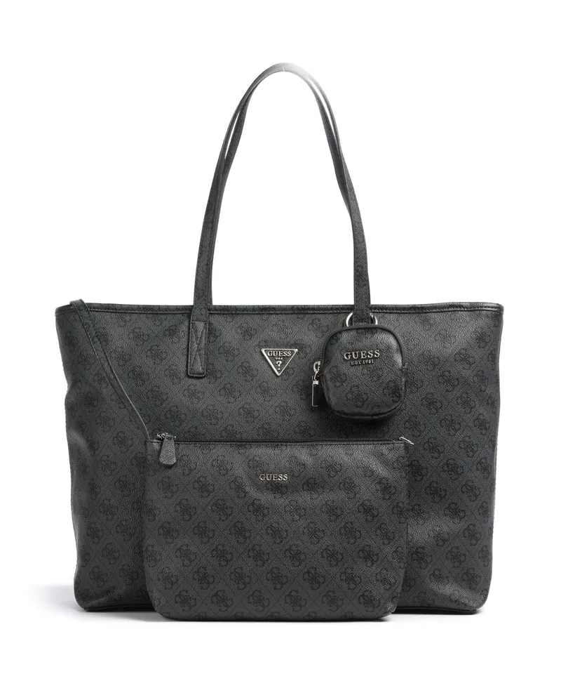 Guess Power Play II Tech Large Shopper coal logo