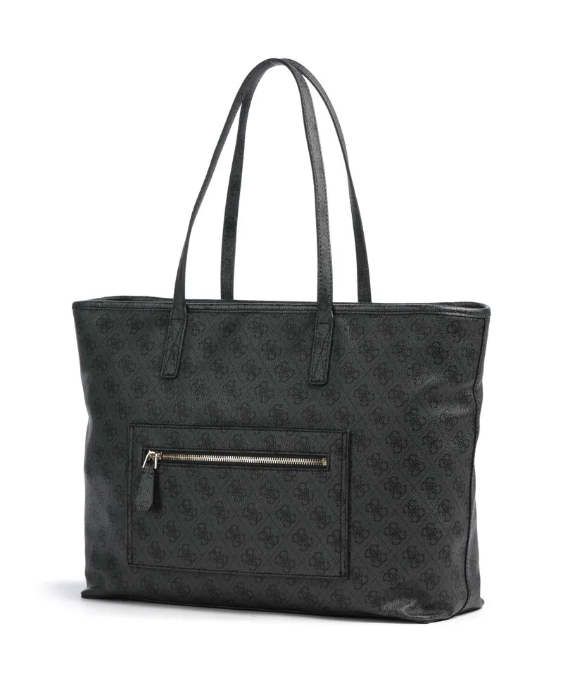Guess Power Play II Tech Large Shopper coal logo