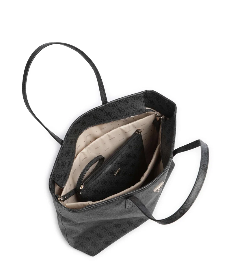 Guess Power Play II Tech Large Shopper coal logo