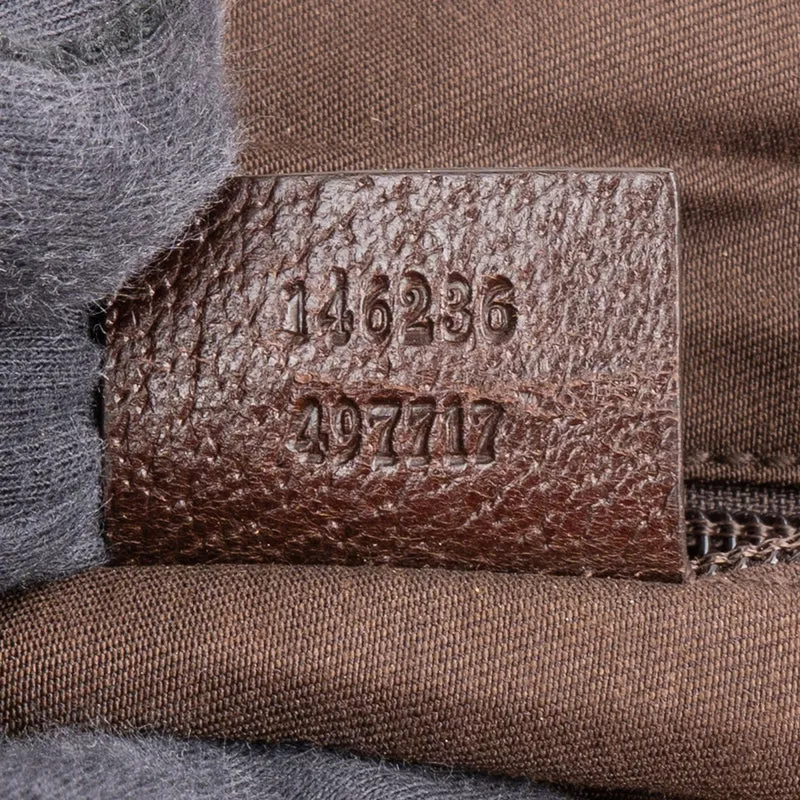 Gucci Monogram GG Canvas Messenger Crossbody Bag