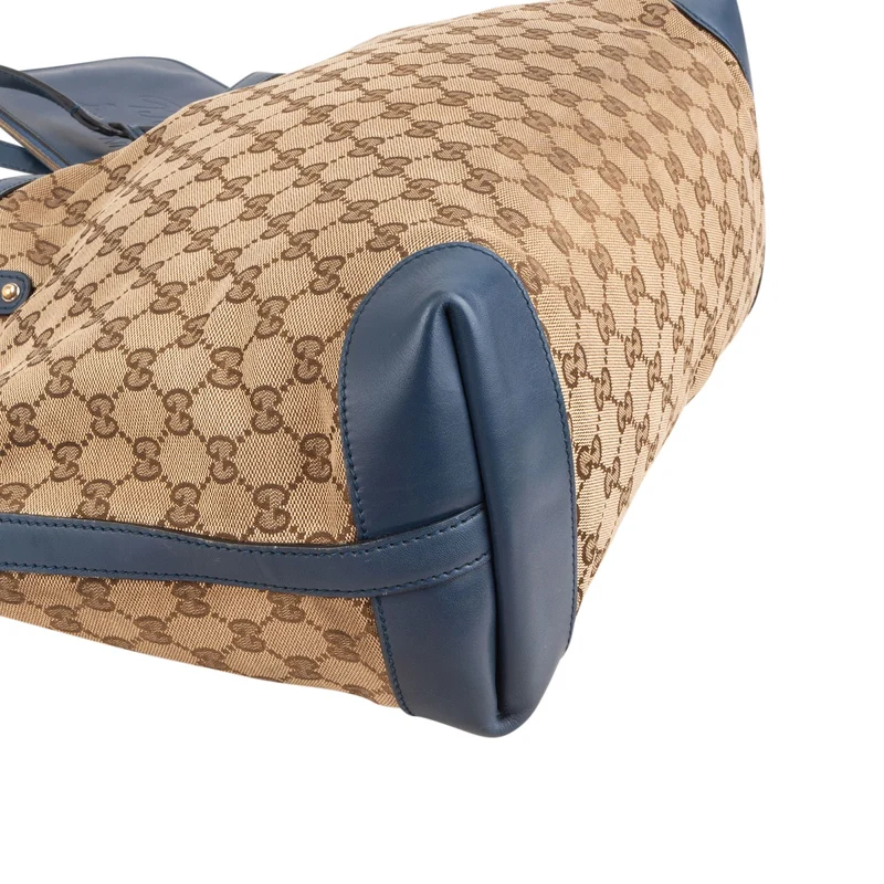 Gucci Monogram GG Canvas Tote Shoulder Bag