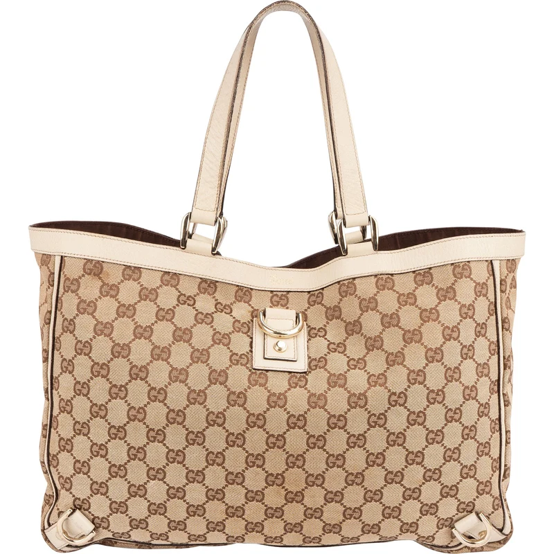 Gucci Monogram GG Canvas Abbey Handbag