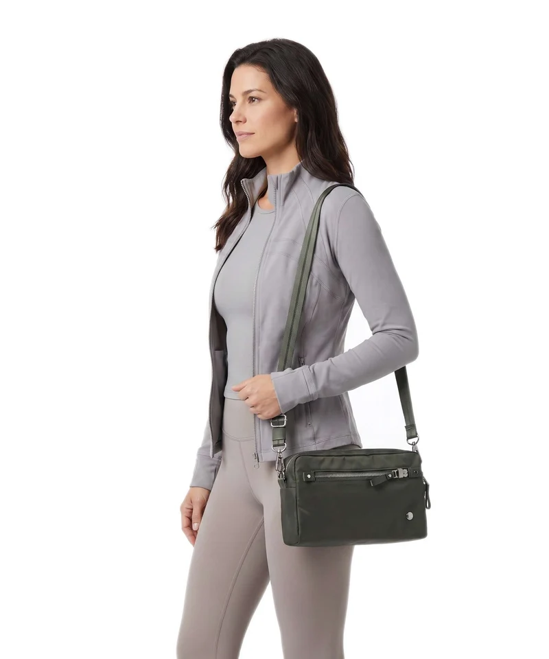 Pacsafe W 3in1 Umhängetasche olive