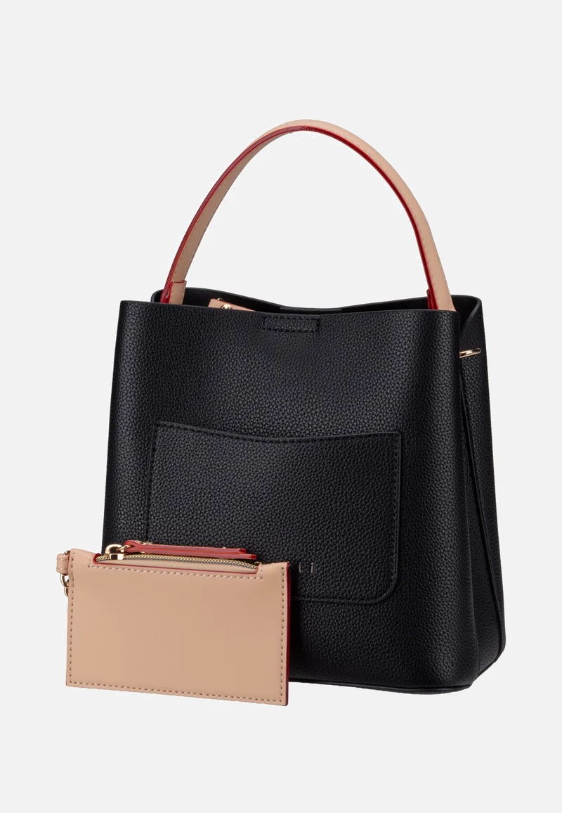 Ella Top Handle Bag Black - Satchel